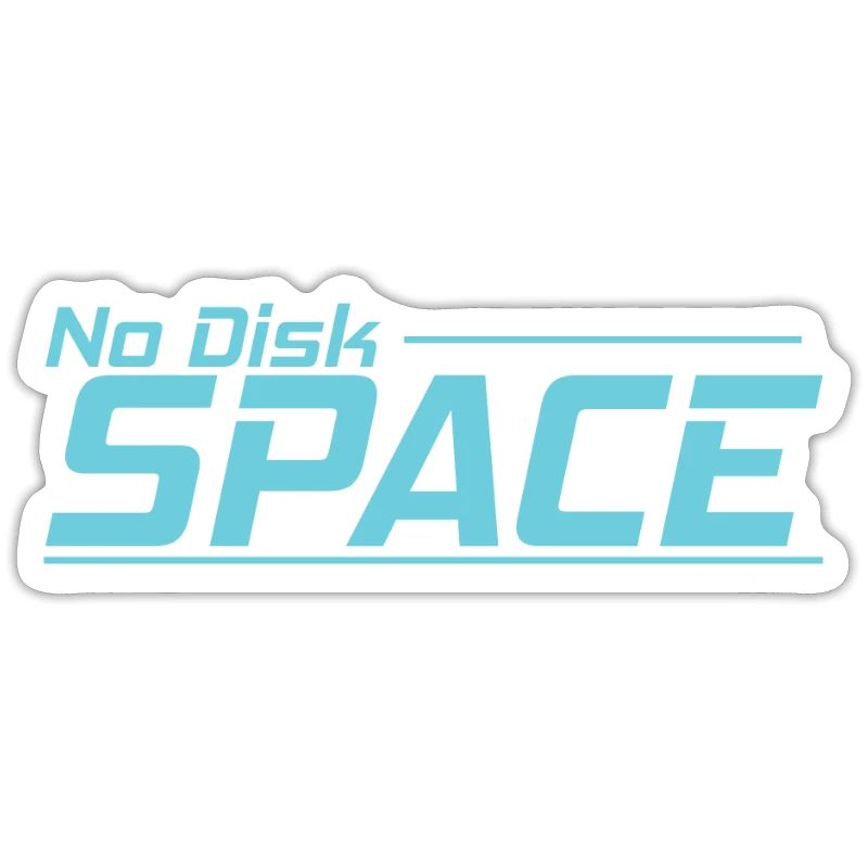No Disk Space retro memory module