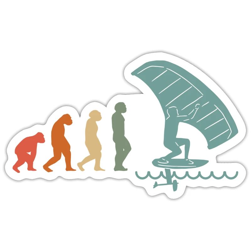 Wingfoil Surfer Wingfoiling Hydrofoil Evolution