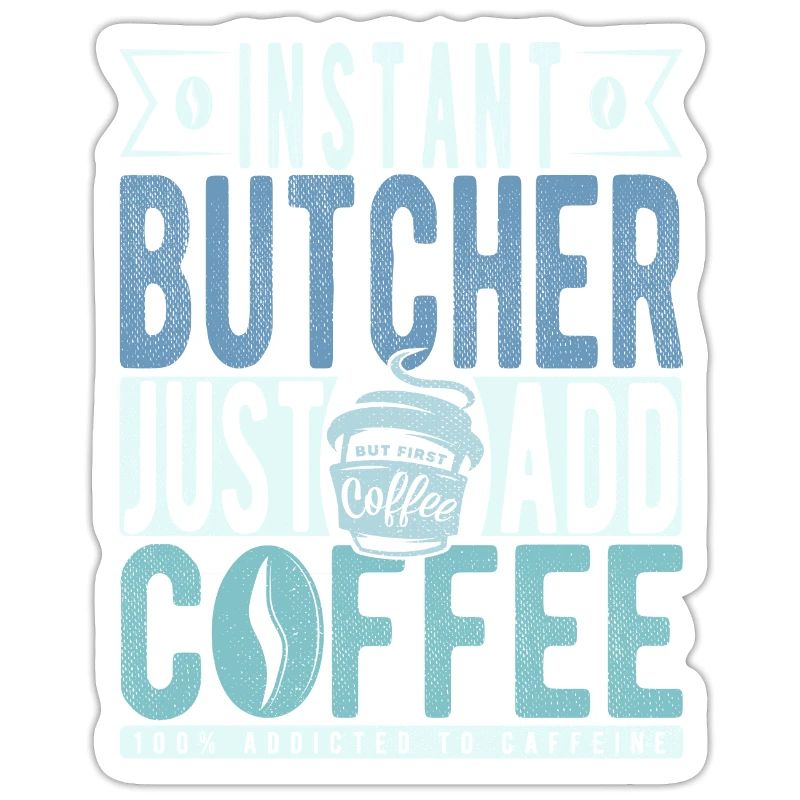 Boucher instantané Il suffit d’ajouter du café