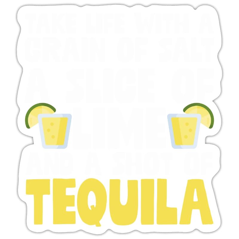 Ein Körnchen Salz, eine Scheibe Limette _ Schuss Tequila