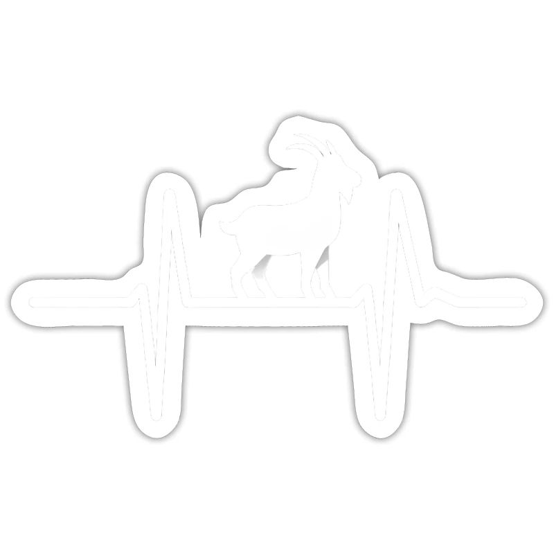 Ziege Geschenk Bauernfrau Herzfrequenz Geschenk