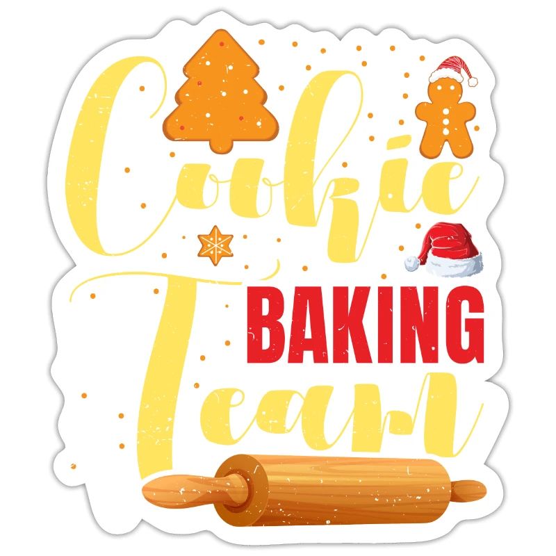 Cookie Baking Team Biscuits de Noël Biscuits