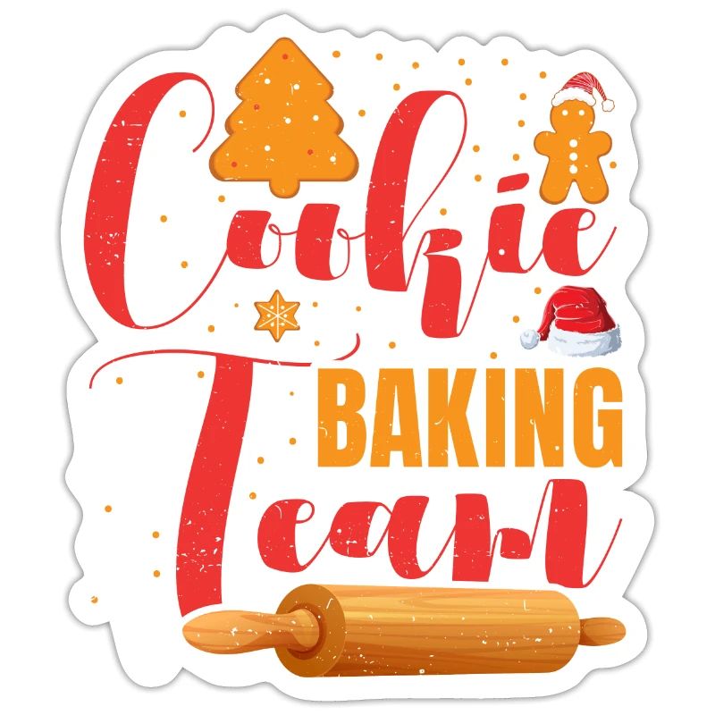 Cookie Baking Team Biscuits de Noël Biscuits