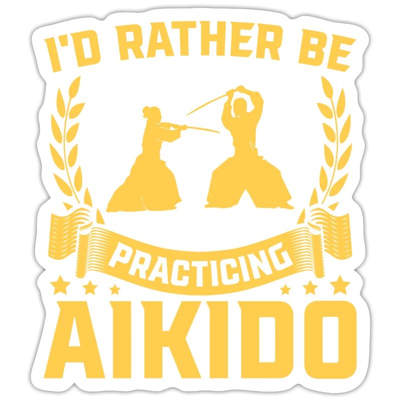 I'd rather be practicing Aikido