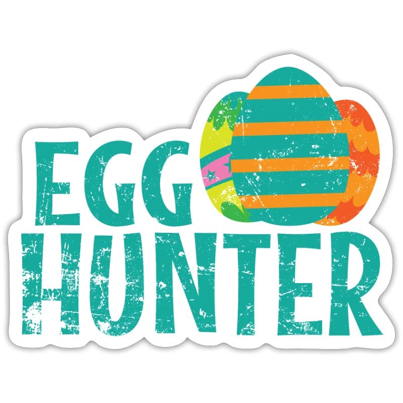 Egg Hunter Easter Colorful Easter Eggs