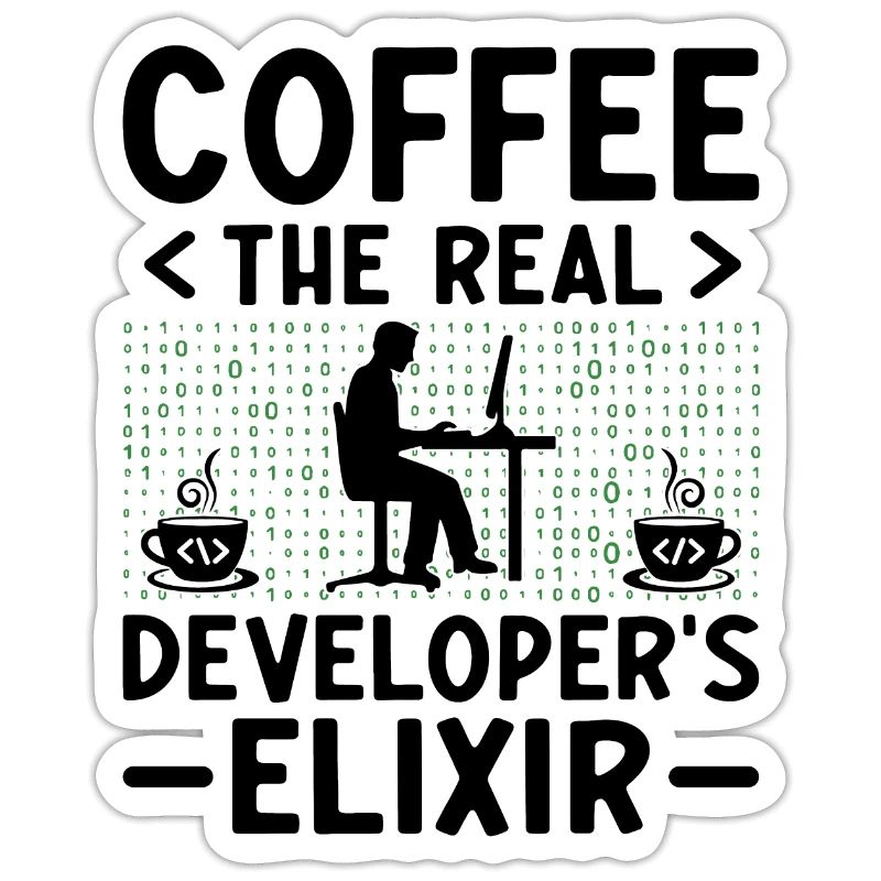 Kaffee-Codierung Programmierer Programmierer Entwickler Nerd Coff