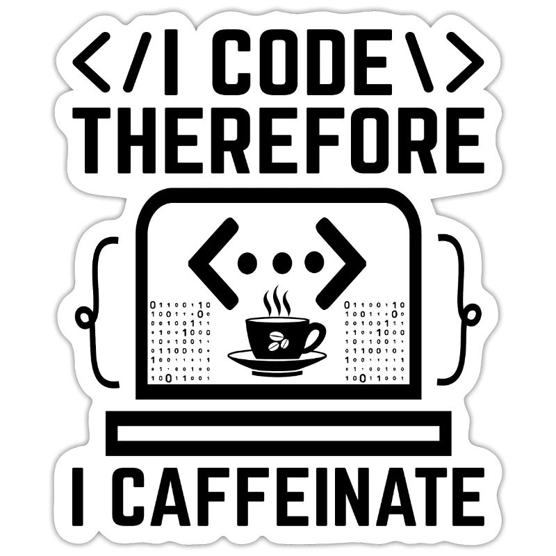 Kaffee-Codierung Programmierer Programmierer Entwickler Nerd Coff