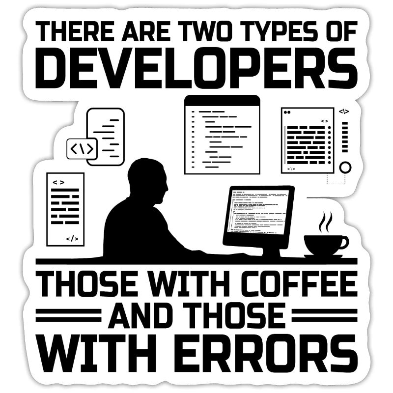 Kaffee-Codierung Programmierer Programmierer Entwickler Nerd Coff