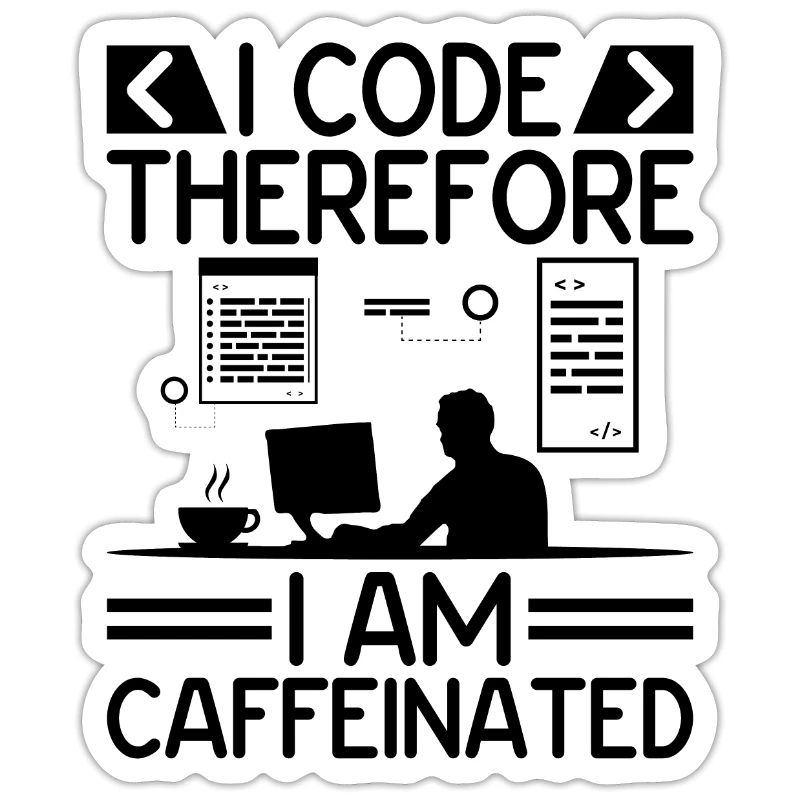Café Codage Programmeur Codeur Développeur Nerd Coff
