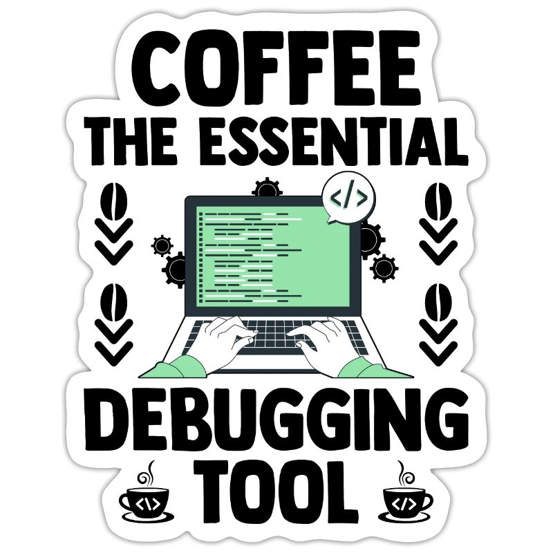 Kaffee Programmierer Programmierer Programmierer Entwickler Nerd Coff