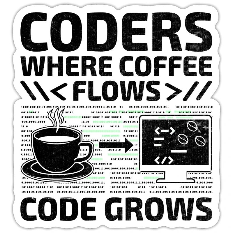Kaffee-Codierung Programmierer Programmierer Entwickler Nerd Coff