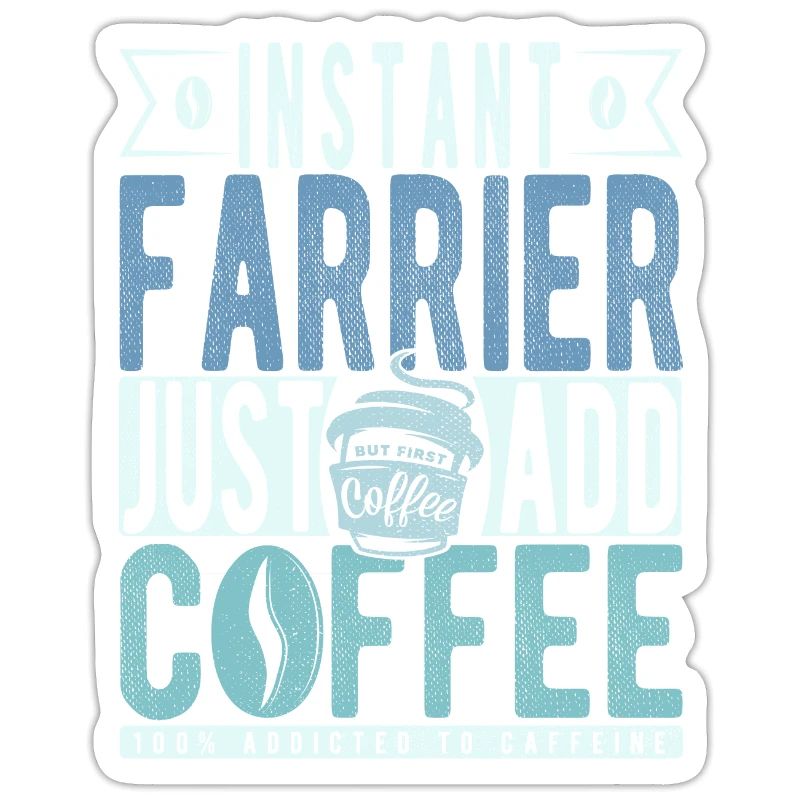 Maréchal-ferrant instantané Il suffit d’ajouter du café