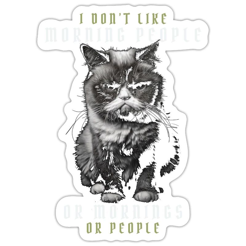 Ich mag keine Morgenmenschen oder Morgenmenschen oder Menschen