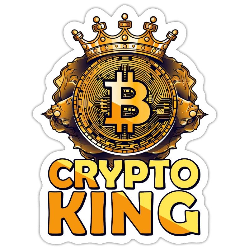 Crypto King Cryptocurrency Trader Blockchain Bitco