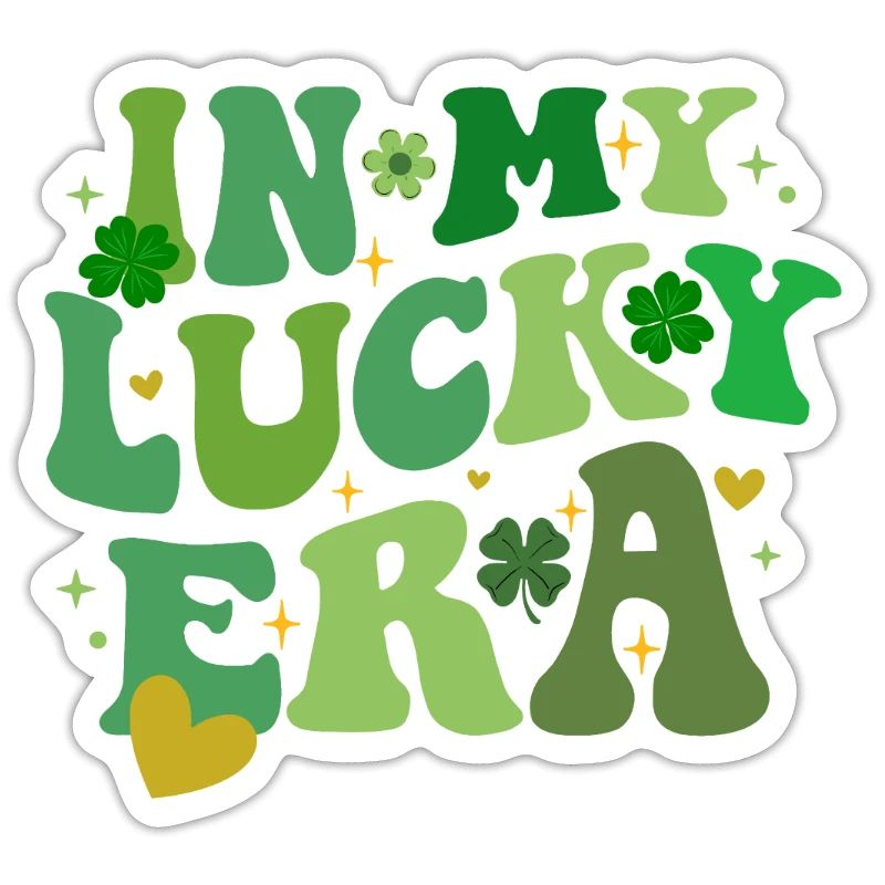 Dans mon ère chanceuse, le trèfle de la Saint-Patrick