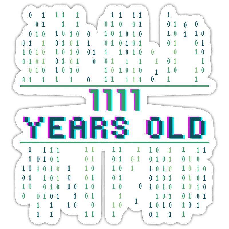 15. Geburtstag 15 Jahre alt Binärcode Coder