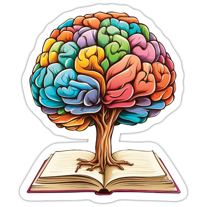 Reading Forms Mindset Growth Artwork Tree