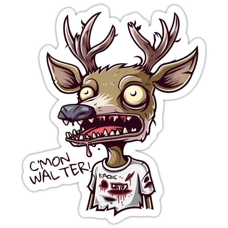 A completely broken reindeer asks Walter for more