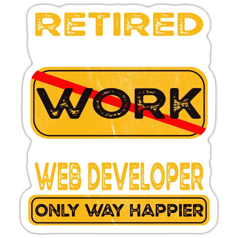 Retirement web developer only happier Retired