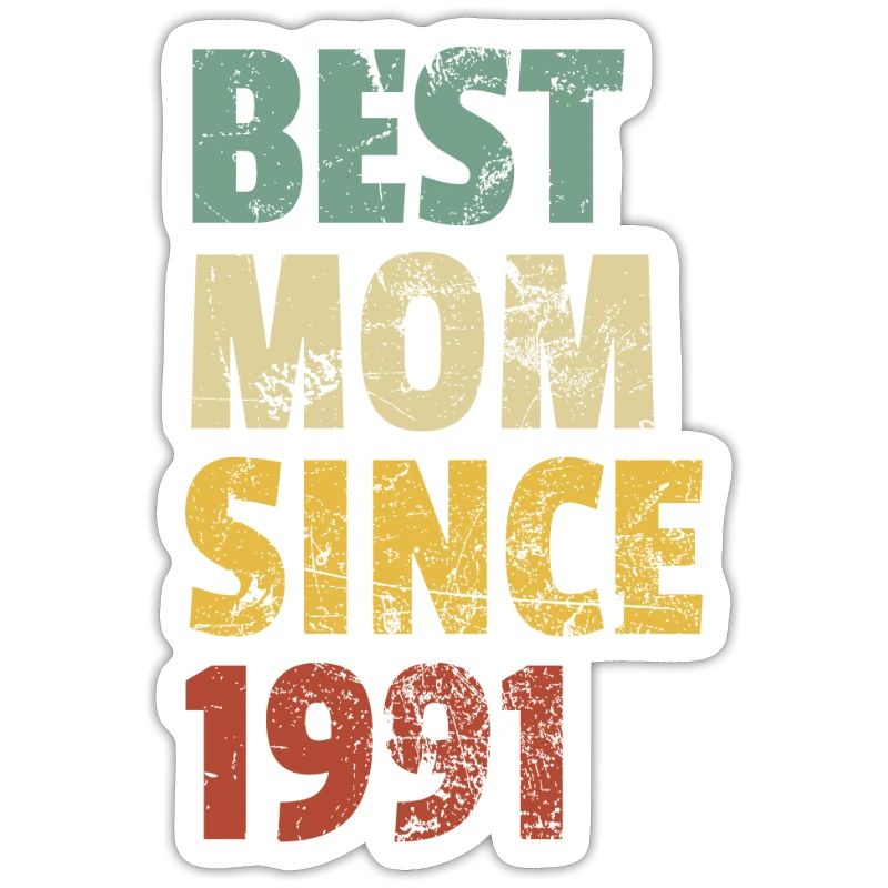 Beste Mutter seit 1991 Muttertags-Slogan-Zitat