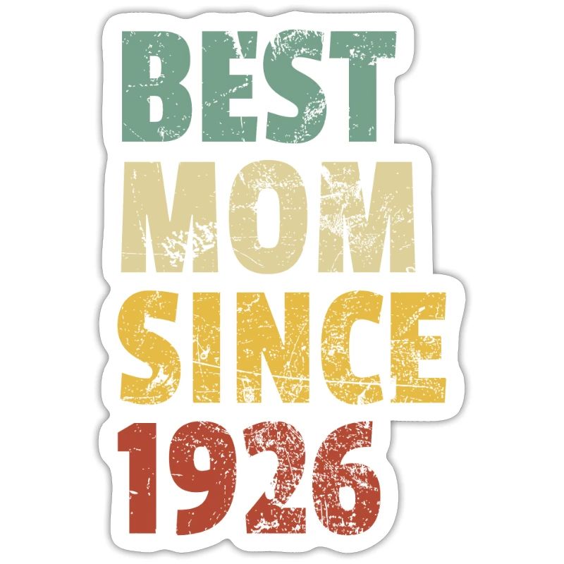 Beste Mutter seit 1926 Muttertags-Slogan-Zitat