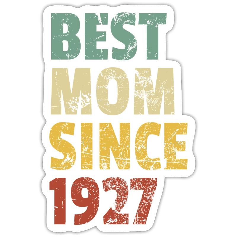 Beste Mutter seit 1927 Muttertags-Slogan-Zitat