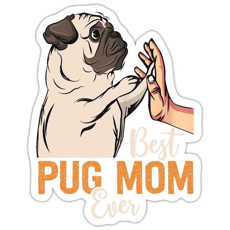 Beste Mopsmutter aller Zeiten Mops-Pullover Mopsmutter Mama Mopsmutter