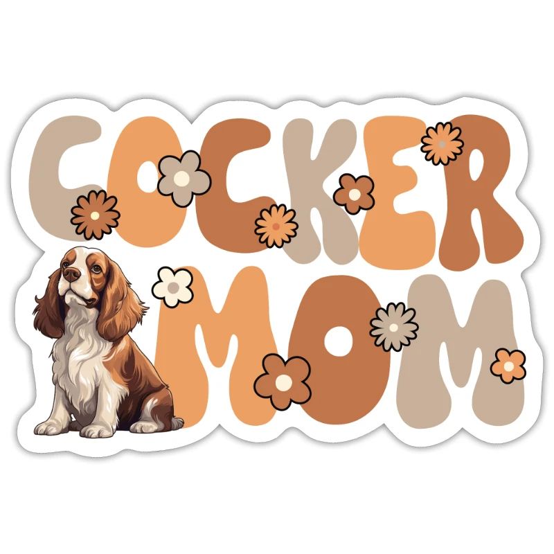 Cocker Spaniel Groovy Cocker Mom