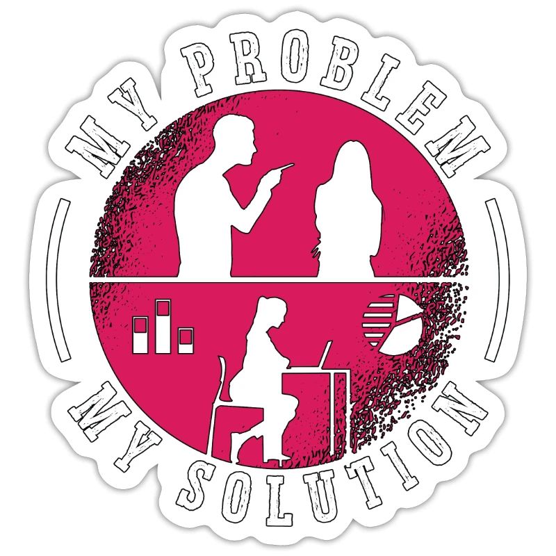 Data Analyst My Problem My Solution Pictogram Mom
