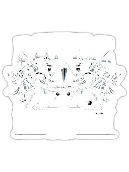 Patinage sur glace Patineurs sur glace - Sticker taille S (10 x 10 cm) - blanc mat - Devant