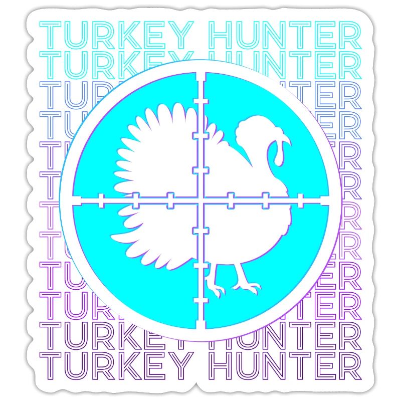 Chasseur de dinde Chasse à la dinde rétro