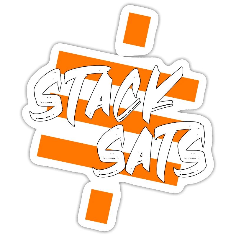 Bitcoin Satoshi BTC Stack Sats Hodl Crypto Logo
