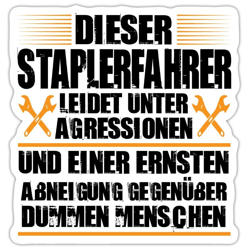 Staplerfahrer Beruf Gabelstapler Geschenk