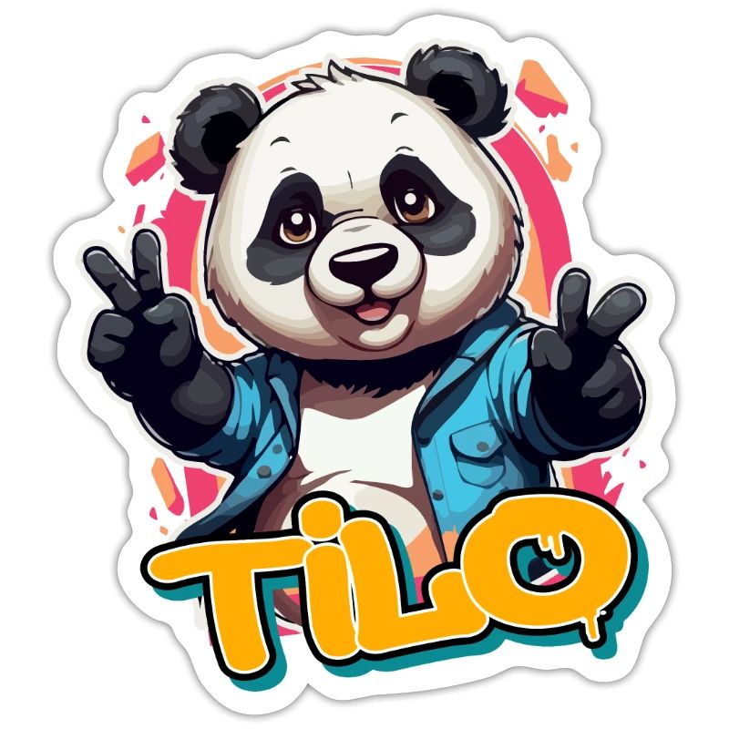THILO - Beau nom de garçon avec Cool Panda