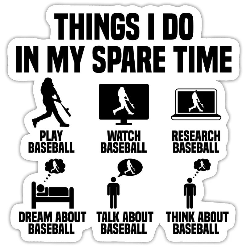 Ce que je fais dans mes temps libres Baseball
