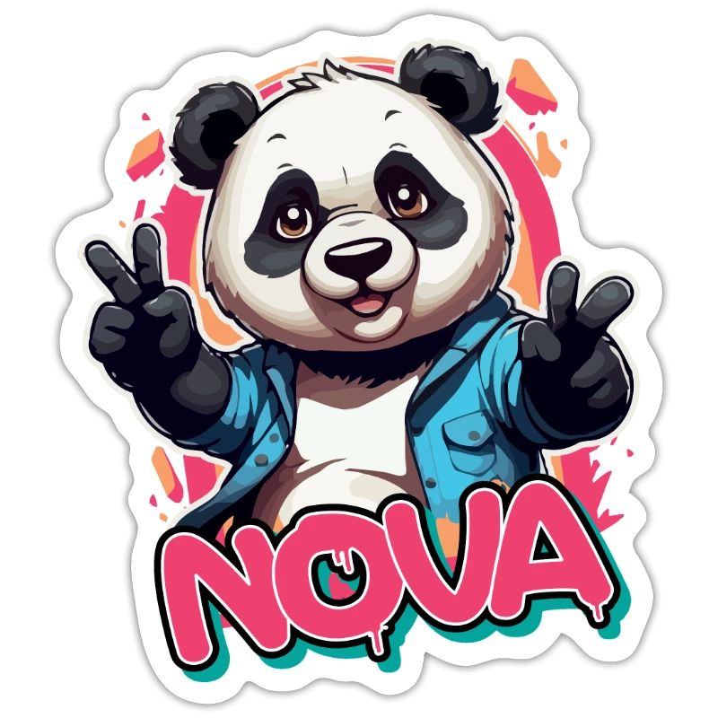 NOVA - Schöner Mädchen Name mit coolem Panda