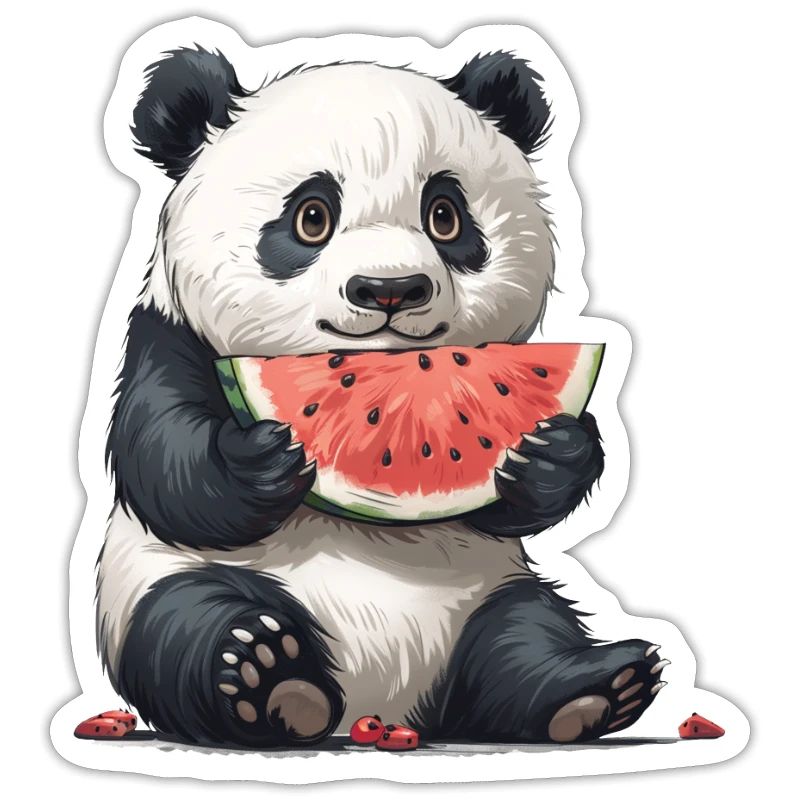 Panda Ours Pastèque Panda Géant Japonais