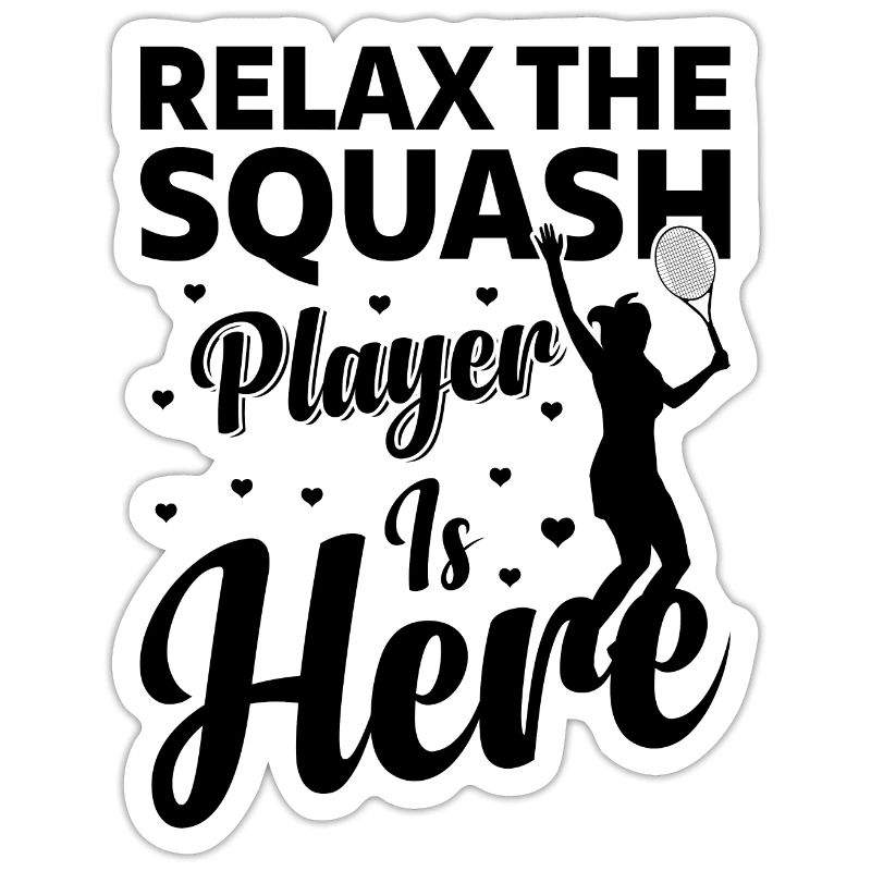 Relax The Squash Player is here - Squash Player