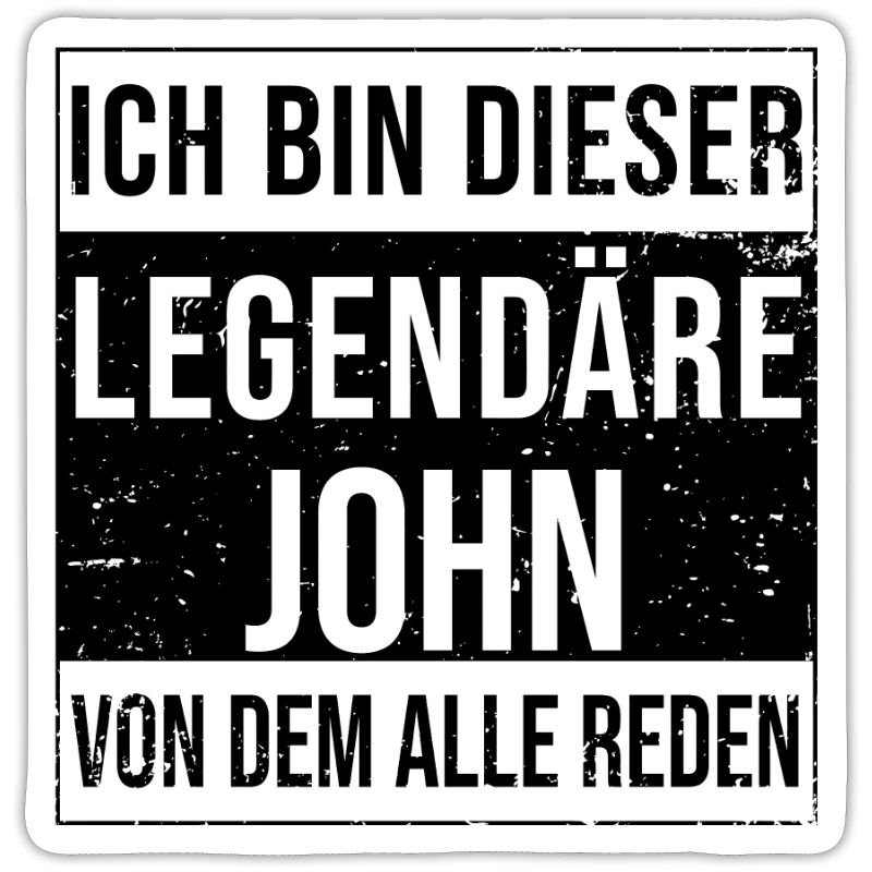 I'm this legendary for John