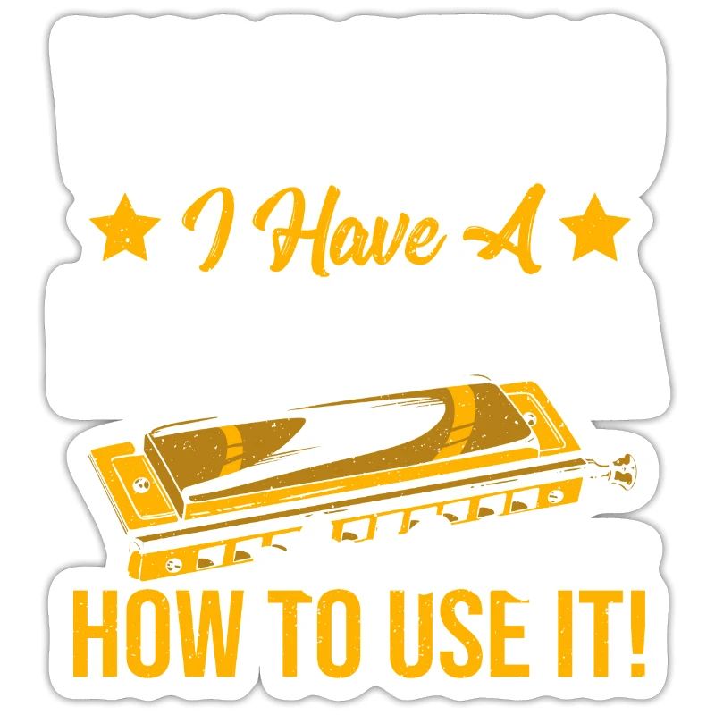 Playing Harmonica Gift