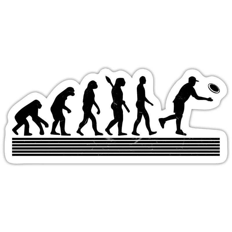 Disc Golf Evolution disc golf player