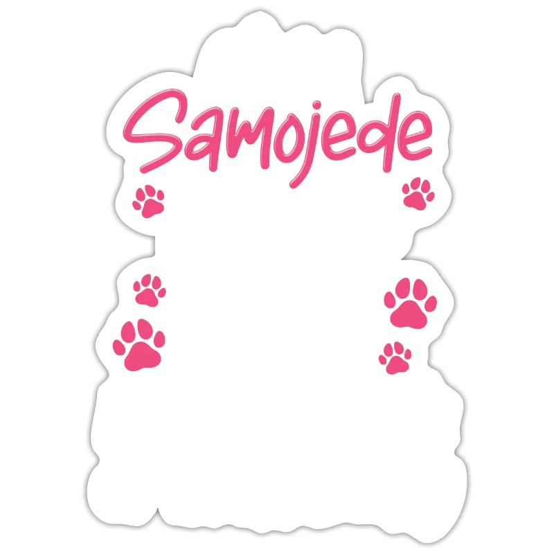 Samojede ist nicht dick Samojedenspitz Samojede