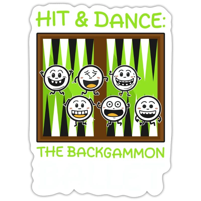 Funny Backgammon Hit & Dance : La Balle de Backgammon