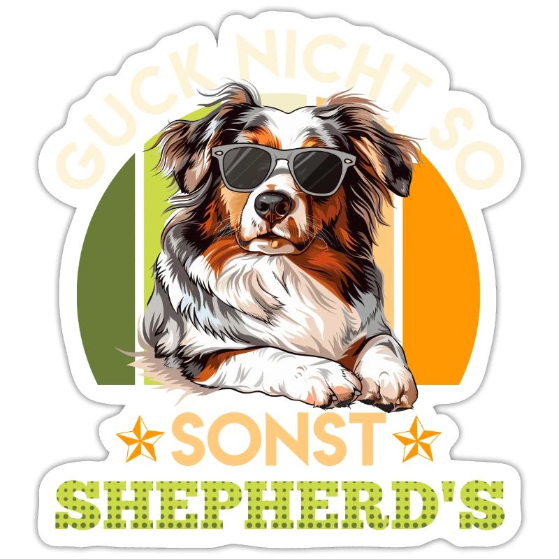 Australian Shepherd DON'T LOOK SO ELSE SHEPHERD'S