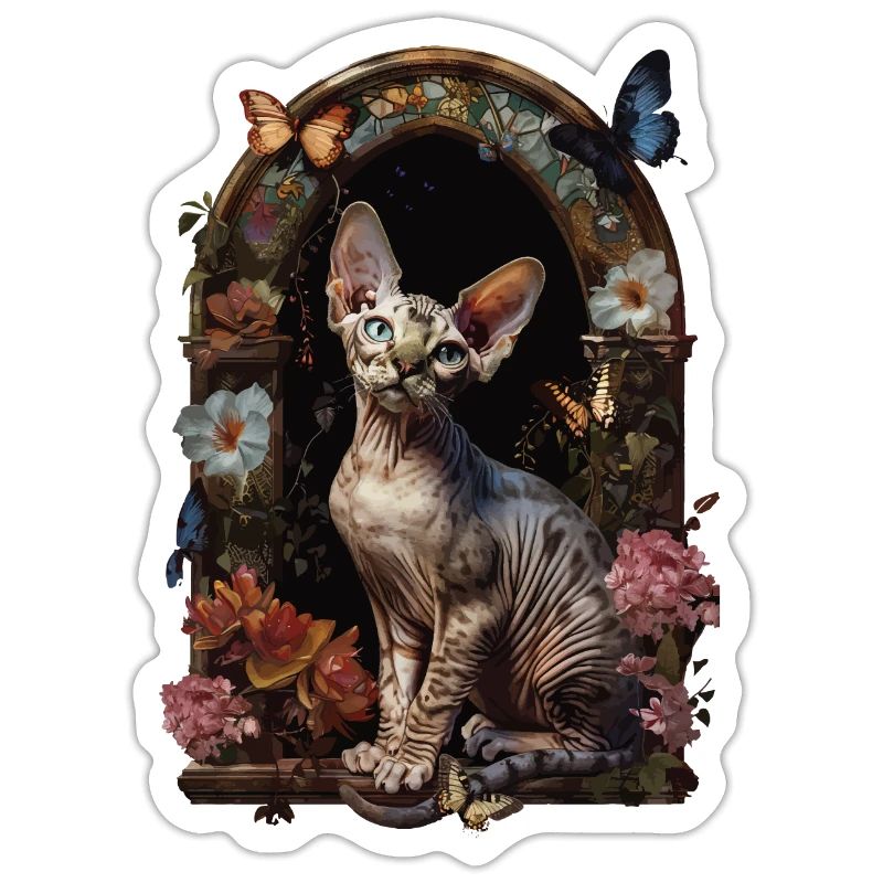 Chat Devon Rex