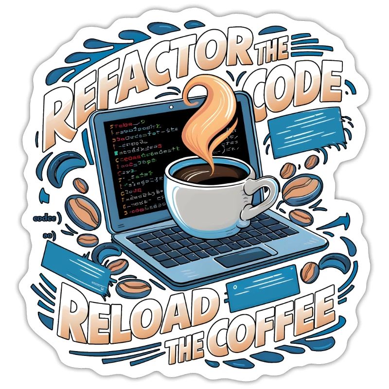 Aus Kaffee Code generieren Programmierer