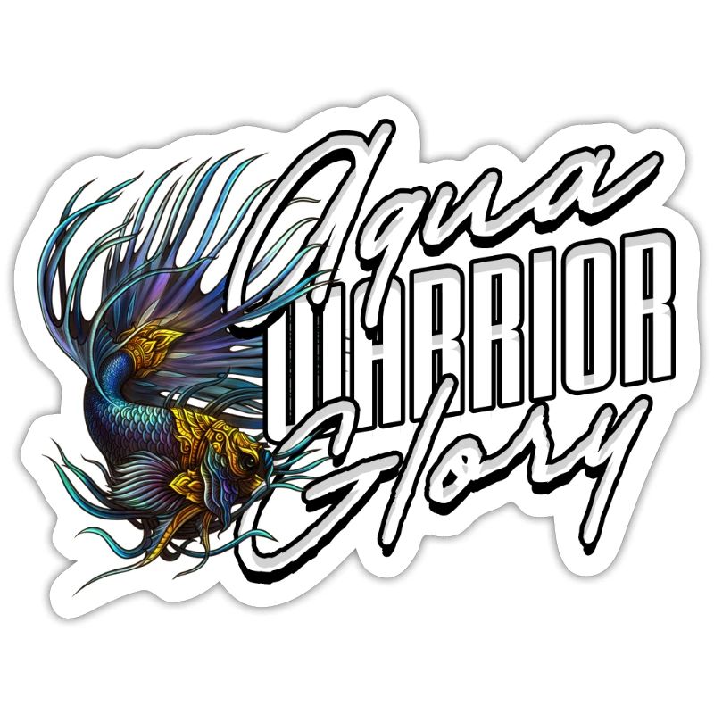 Poisson Betta Betta Aqua Warrior Gloire