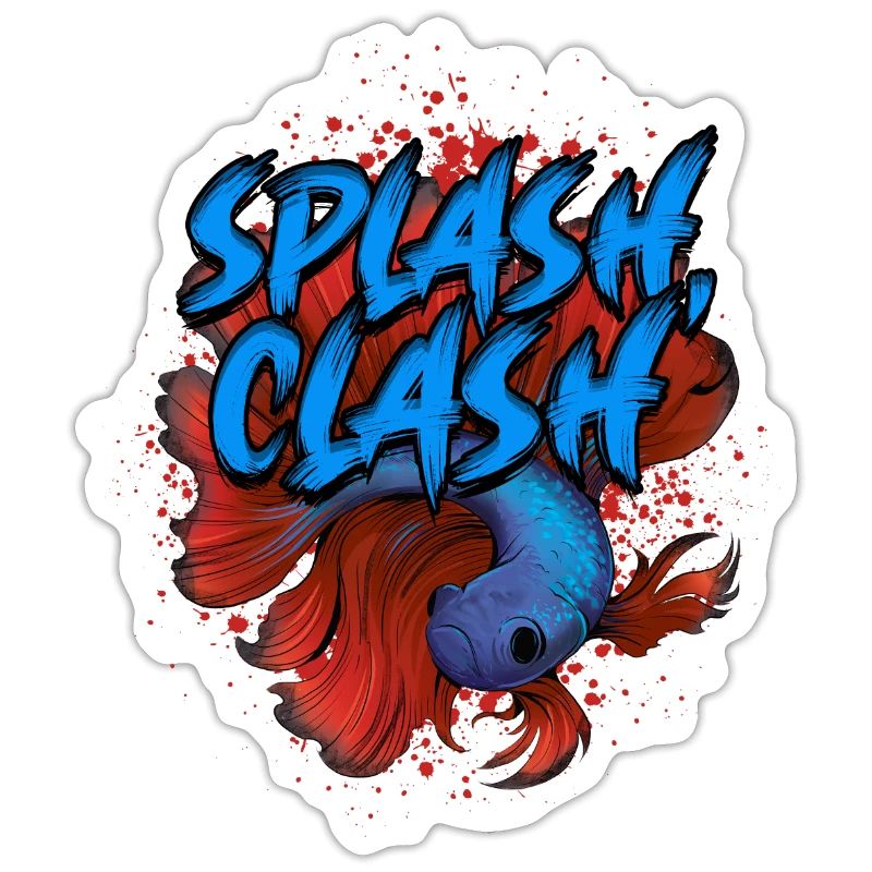 Betta Fish Siamese Betta Fish Splash Clash