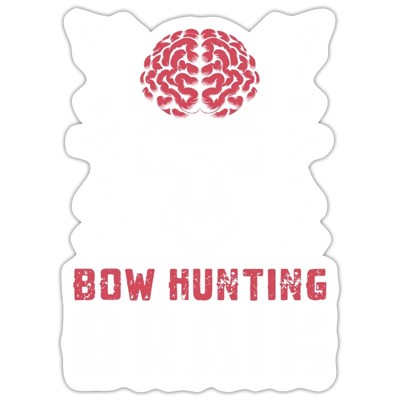 Bogenjagd Bogenjäger Schädel Bow Hunting Brain