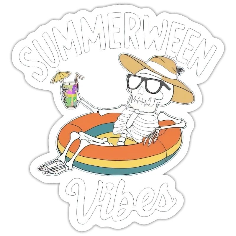 Summerween Vibes Skeleton